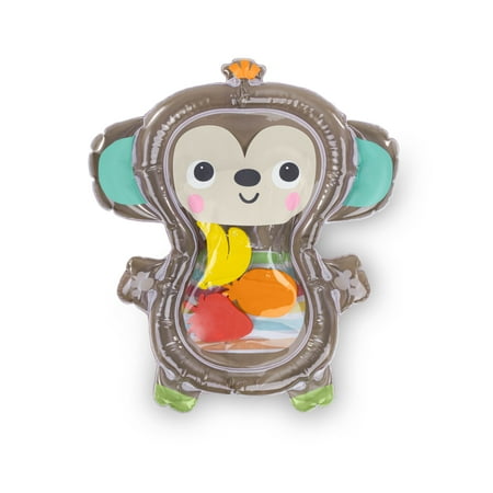 Bright Starts Hungry Monkey Tummy Time Water Mat, Newborn, Unisex