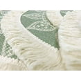 thumbnail image 4 of Fennco Styles Unique Dream Catcher Fringe Cotton Placemats 14-inch Round, Set of 4 - Green Decorative Boho Table Mats for Home Decor, Dining Table, Banquets and Special Events, 4 of 7
