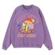thumbnail image 4 of Sudadera con capucha vintage desgastada con estampado de flores y hongos para hombre, estilo urbano, de algodón, de gran tamaño y holgada, 4 of 5