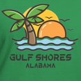 thumbnail image 3 of CafePress - Alabama Gulf Shores T Shirt - Women's V-Neck Dark T-Shirt, 3 of 4