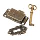 thumbnail image 1 of 2 Sets Of Old Cabinet Door Locks, Cabinet Locks, Antique Furniture Locks With Keys For Mailboxes, Lockers, Cabinets, Toolboxes TY, 1 of 3