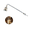 Silver, variant on chaungfeng Candle Snuffer Extinguisher with Long Handle, Stainless Steel Wick Flame Snuffer for Putting Out Wick Flame Safely (Black Accessory)
