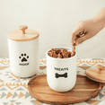 thumbnail image 5 of Dog Treat Container, Dog Treat Container Airtight Set of 2, Dog Treat Jars with Lids Airtight, Dog Treat Jars for Kitchen Counter, Dog Treat Canister, Pet Treat Container, 5 of 8