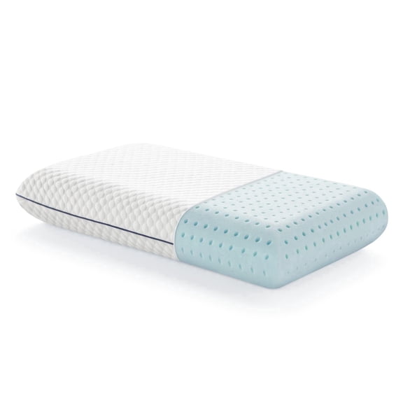 Foam Pillow - King Size - 1-Pack - Medium Plush Feel - Neck and Shoulder Support - Side, Stomach, and Back Sleepers - Home, Hotel, & Hospital Essentials