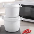 thumbnail image 2 of Microwave Rice Cooker Multifunctional Small Lunch Box Microwave Cooker Insulation Bento Lunch Box, 2 of 7