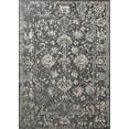 thumbnail image 1 of Ahgly Company Indoor Rectangle Mid-Century Modern Charcoal Gray Oriental Area Rugs, 2' x 5', 1 of 6