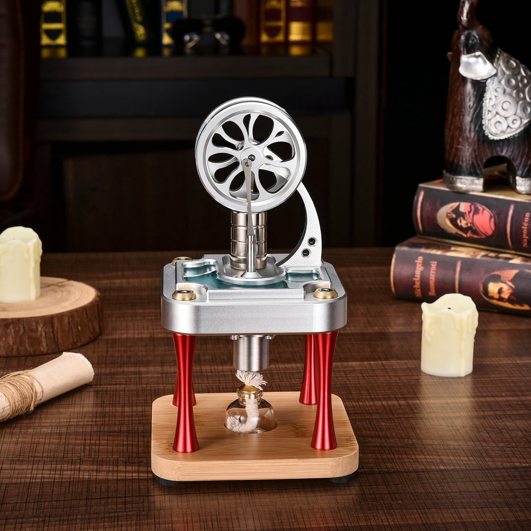 ENGINEKIT M16-C Vertical Water-Cooled High-Temperature Stirling Engine Model Kit Education Research Study