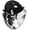 Black, variant on Men's Stainless Steel Personality Hip Hop Skull Skeleton 6 Claw Gothic Oval Gemstone Inlay Dragon Pattern Carved Biker Ring