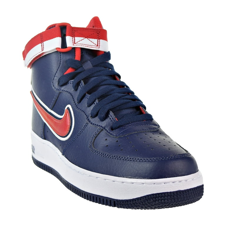 Nike air force 1 lv8 white/red/navy men's shoe best sale