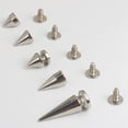 thumbnail image 3 of 100pcs Punk Buttons Screwback Spike Cone Rivet Nail Fastener DIY Shoes Bag Belt Garment Leather Craft, 3 of 8