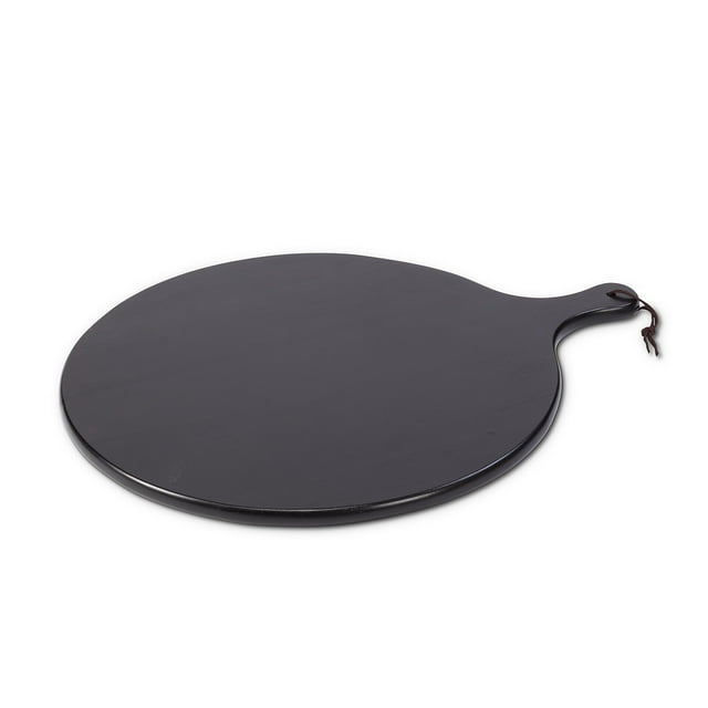 Rubberwood Round Paddle With Strap Cutting Board