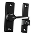thumbnail image 1 of Pestillo Abatible para Puerta BLESIY Hardware Universal Negro, 1 of 8