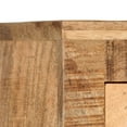 thumbnail image 3 of vidaXL Highboard with Wheel 15"x11.8"x56.3" Solid Rough Mango Wood, 3 of 6