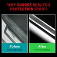 thumbnail image 3 of Ruiboury Fiber Car Accessories - Non-destructive Installation Scratch Resistant Door Protector Protection Layer Car Stickers silver side 7cm=1 meter, 3 of 6