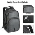 thumbnail image 6 of Smicure Travel carry on Backpack Laptop Business 18 Inch Business Anti Theft Slim Sturdy College School Computer Bag.Gray, 6 of 8