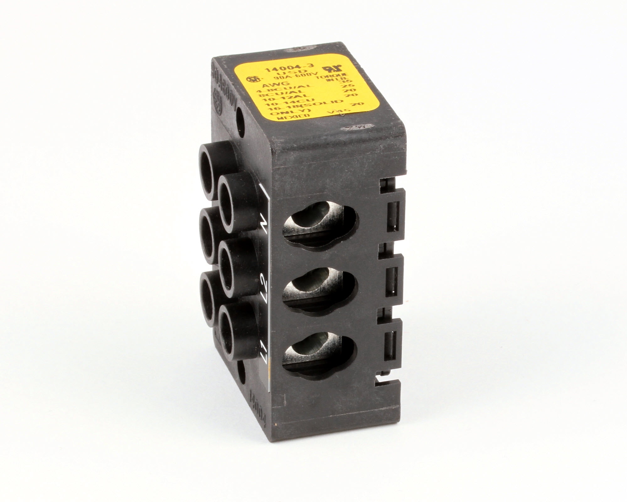 Nieco 4622 3 pole, 90-Amp terminal block