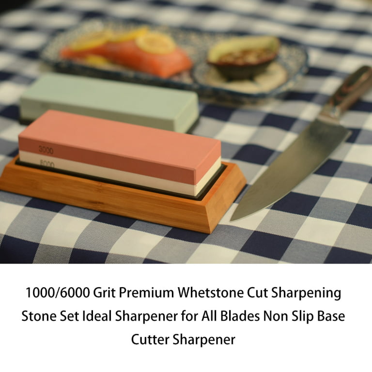 Wüsthof 240/1000/3000-Grit Tri-Stone Sharpener