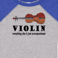 thumbnail image 4 of Inktastic Violin Humor Music Boys or Girls Baby Bodysuit, 4 of 5