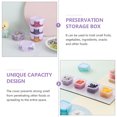 thumbnail image 3 of KAKOWELY 4pcs Fresh Keeping Box Food Storage Containers For Vegetables And Condiments Cold Hot Resistant Easy To Clean, 3 of 8
