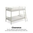 thumbnail image 5 of Mainstays Convertible Twin over Twin Metal Bunk Bed, Off White, 5 of 15