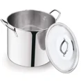 thumbnail image 3 of 12 Quart Stainless Steel Stock Pot with Metal Lid Stay Cool Handles Heavy Duty Cookware Soup Stew Boiling Ideal Kitchens, 3 of 7
