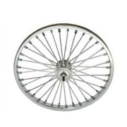 20" 36 Twisted Spoke Front Wheel Chrome. Bicycle wheel, bike wheel, Lowrider bike wheel, lowrider bicycle wheel, bmx, free style