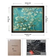 thumbnail image 6 of DECORARTS - Almond Blossom Tree by Vincent Van Gogh. Giclee Print Art Reproduction with matching Solid Wood Frame in Classical Style. Total Size w/ Frame: W 33.25 x H 27.25, 6 of 6