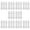 White, variant on Miangastore Garden Border Fence Plastic 10Set 7.9X6.7X0.8In Small Pointed Pattern