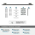 thumbnail image 5 of Amerock Esquire Polished Nickel/Black Bronze 24 inch (610mm) Towel Bar, 5 of 8