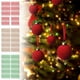 thumbnail image 1 of 100pc terciopelo adorno árbol navideño, bolas colgantes decoración, estilo moderno, para sala, alta calidad terciopelo, marco metálico, 2 niveles, colgantes navideños, luces decorativas, duradero,, 1 of 8