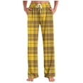thumbnail image 1 of TaTaai Casual Pants Stretchy Waist Comfort Fit Unisex Regular Elastic Waist Drawstring Plaid Print Trousers With Side Pockets For Spring Winter Home Gift, 1 of 5