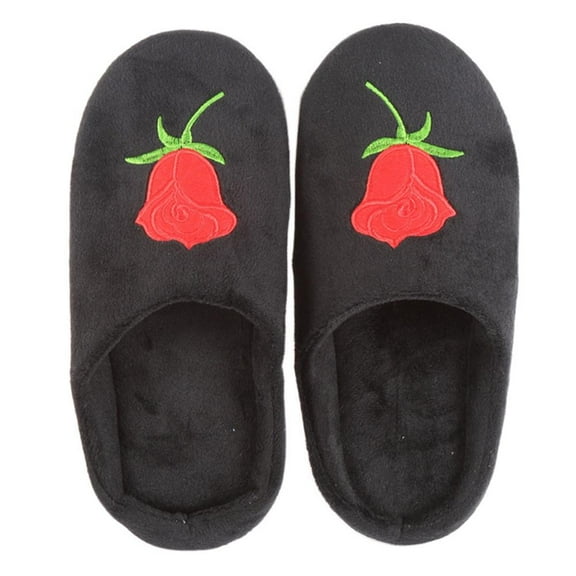 Women's Warm Soft Cozy Fleece Lining House Slippers Memory Foam Slippers Winter Bedroom Shoes Indoor Outdoor with Non-Slip