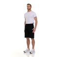 thumbnail image 5 of 24 Pack Mens Fleece Lined Cotton Shorts, 11 Inch Casual Comfy Lounge Shorts, Wholesale Bulk Multipack for Donations, Charities, and Shelters (Assorted Dark, 2X-Large), 5 of 5