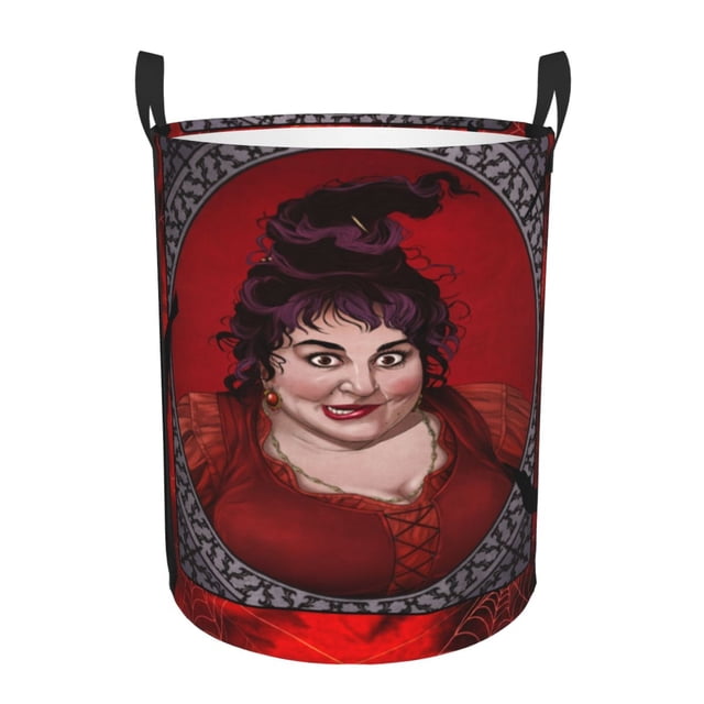 Cesta de almacenamiento grande Hocus Pocus, cesto para ropa sucia, baño, decoración del hogar, cesto de almacenamiento redondo plegable, cesto para niños y niñas, cajas, ropa S