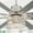 White, variant on Chords Attic 72" Reversible 8-Blade Ceiling Fan with LED Lights, Remote 3-Color, 6-Speed and Timer