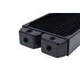 thumbnail image 2 of Alphacool NexXxos XT45 Full Copper Radiator 240, 120mm x 2, Dual Fan, Black, 2 of 4