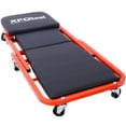 thumbnail image 2 of HUJHKIO 36" Creeper Seat & Stool 2-in-1 - Low Profile Mechanics Creeper with 6 Wheels, 300 lbs Capacity, Padded Garage Seat for Car Repair, Red, 2 of 9
