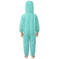 thumbnail image 6 of Faraee Kids Waterproof Rain Suit Coverall Toddler Boys Girls Hooded Full Body Raincoat for Outdoor Play Muddy Days (3-4T,Green), 6 of 7