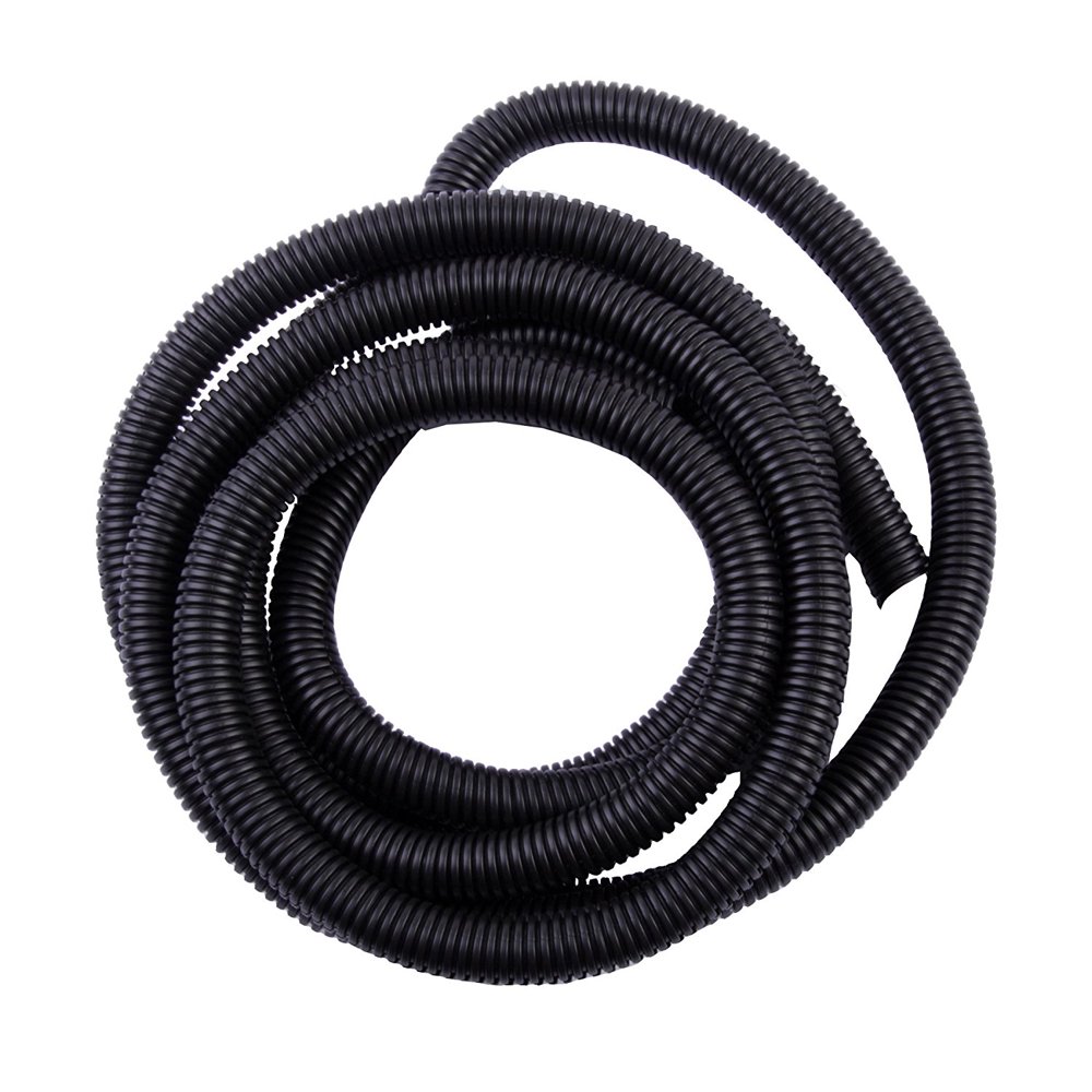 FLX3810 Split Flex Tubing, 3/8 in. x 10 ft., Black, Excellent for