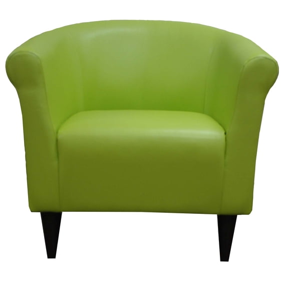 Newport Green Leatherette Club Chair