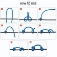 thumbnail image 3 of AME 2 Pieces Archery D Loop Rope 10 Feet Archery Bowstring Serving Thread D Loop Rope Release Material Nocking D Loop Rope String, 3 of 7