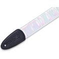 thumbnail image 4 of Levy's Leathers 2" Vinyl Guitar Strap Iridescent Design; Irridescent Rainbow (M7SC-SIL), 4 of 4