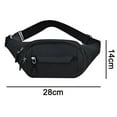thumbnail image 2 of Riñonera deportiva impermeable, riñonera de viaje de gran capacidad para regalo de corredor, riñonera para deportes al aire libre Adepaton CPB-DE-SSW1457-3, 2 of 5
