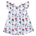 thumbnail image 3 of Venta caliente bebé recién nacido vestido niñas 3/4 manga flor Twirl princesa niñas vestido Sincero Hogar, 3 of 6