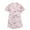 Pink C, variant on LYMAYTER 1-7Y Toddler Girls Silky Satin Kimono Robes Kids Baby Floral Short Bathrobes for Wedding Birthday Party Spa