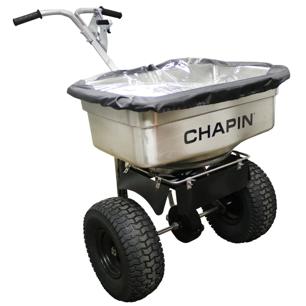 Chapin 82500B 100Pound Stainless Steel Professional Salt Spreader