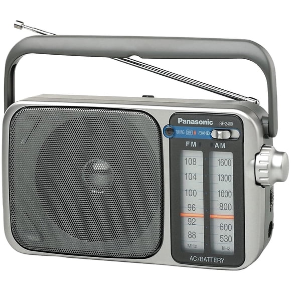 Radio Portátil Panasonic RF-2400D AM/FM Plateada