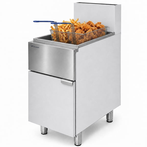 Freidora Industrial Aceite 24l Gas 3 Quemadores Acero Inox Gutstark Home