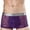 Purple, variant on HUPOM Mens Underwear Boxer Briefs Male Thongs Medium waist Comfort Waist Solid Boxer Briefs Gray L