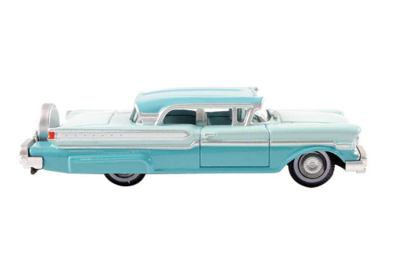 HO 1957 Mercury Turnpike Tahitian Green and Spring Valley Green 1/87 Scale Diecast Model Car by Oxford Diecast 
